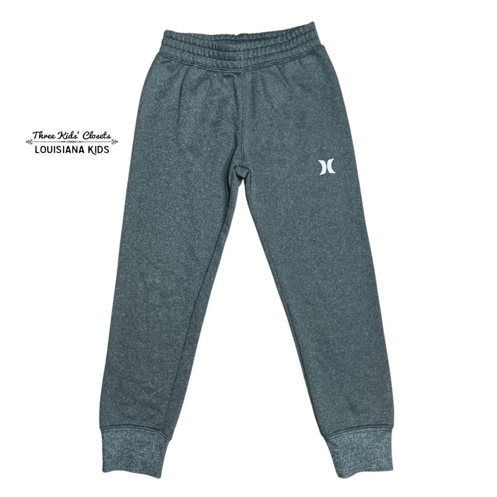 Hurley Kids 6Y Grey Jogger Pants Sweatpants